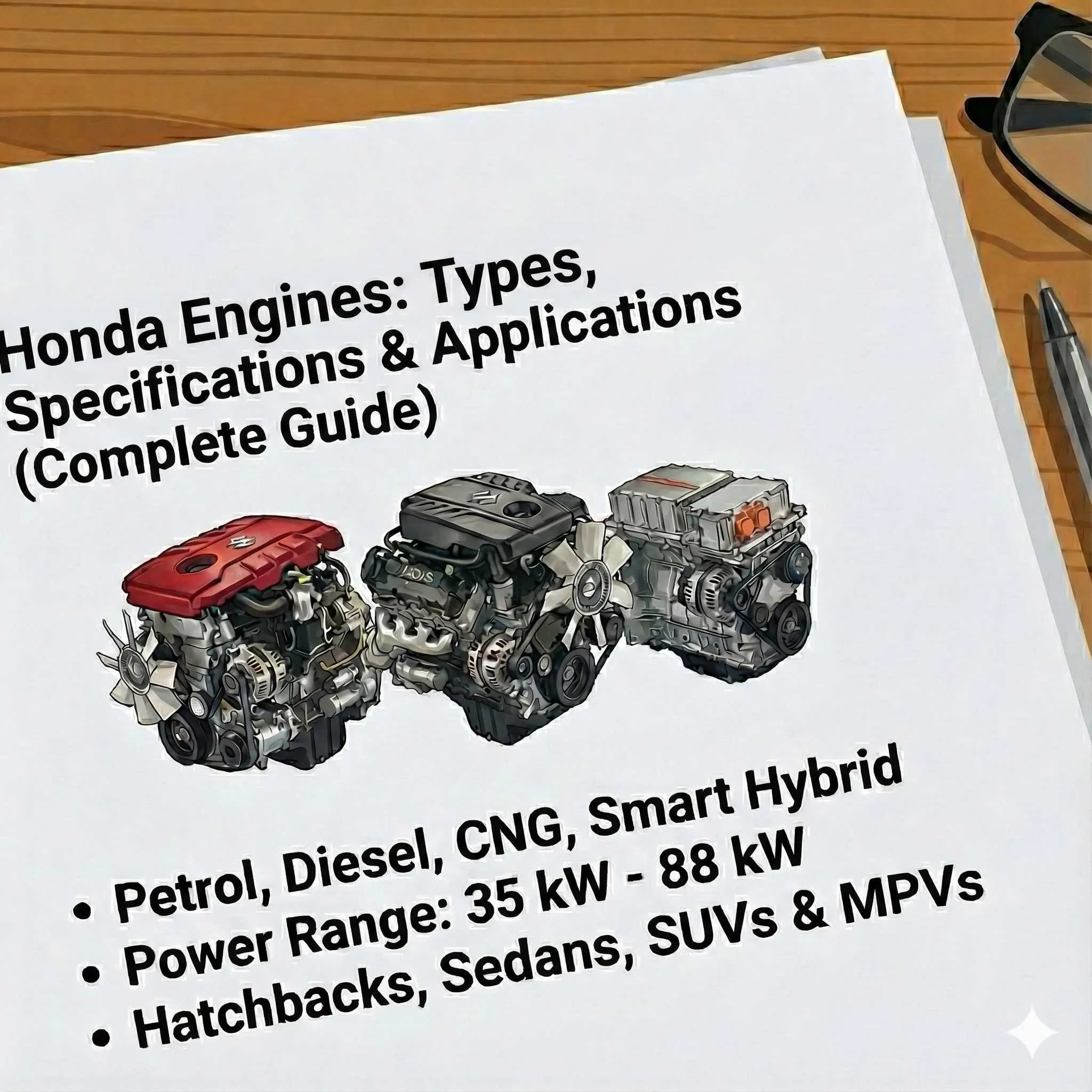 Honda Engines: Types, Specifications & Applications (Complete Guide)