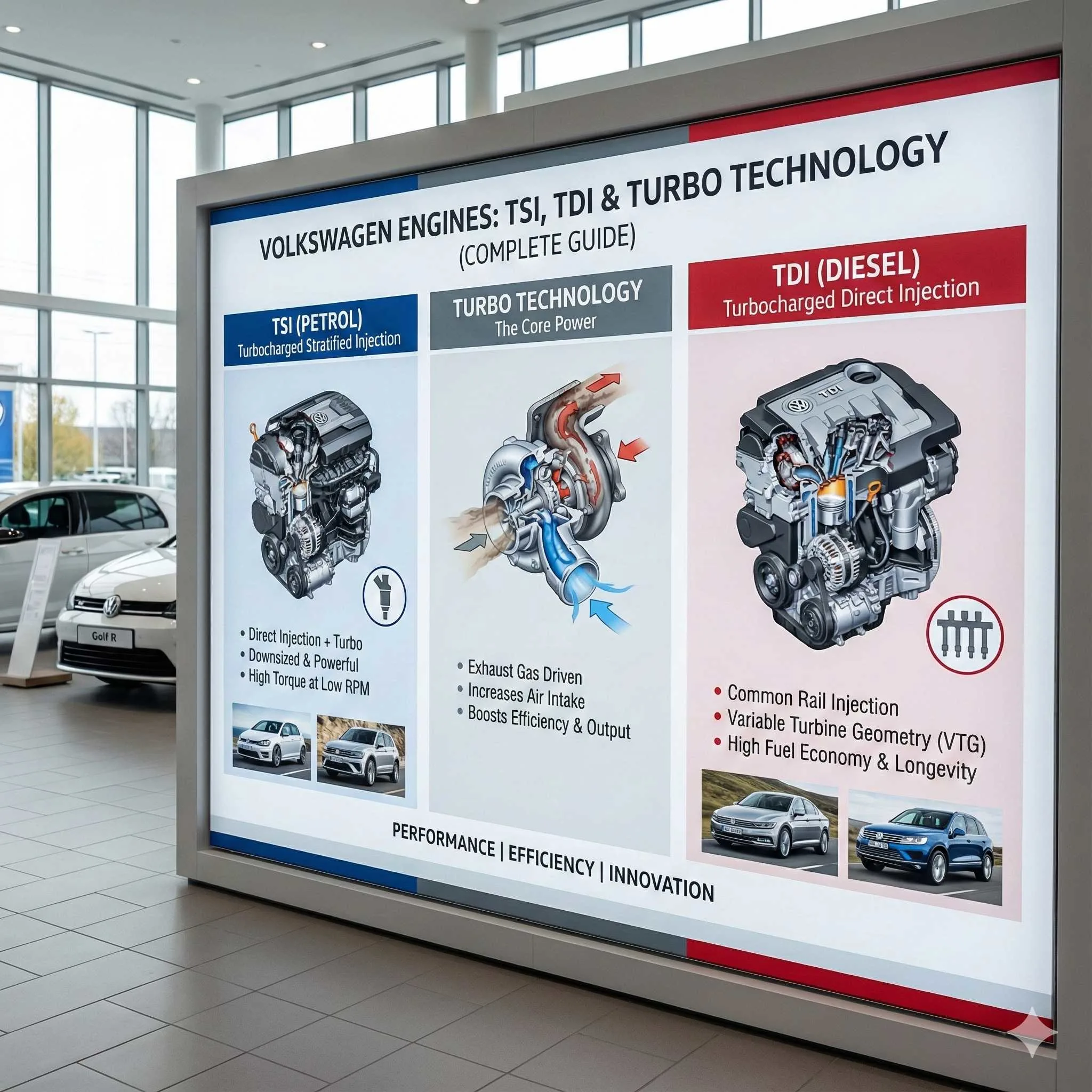 Volkswagen Engines: TSI, TDI & Turbo Technology (Complete Guide)