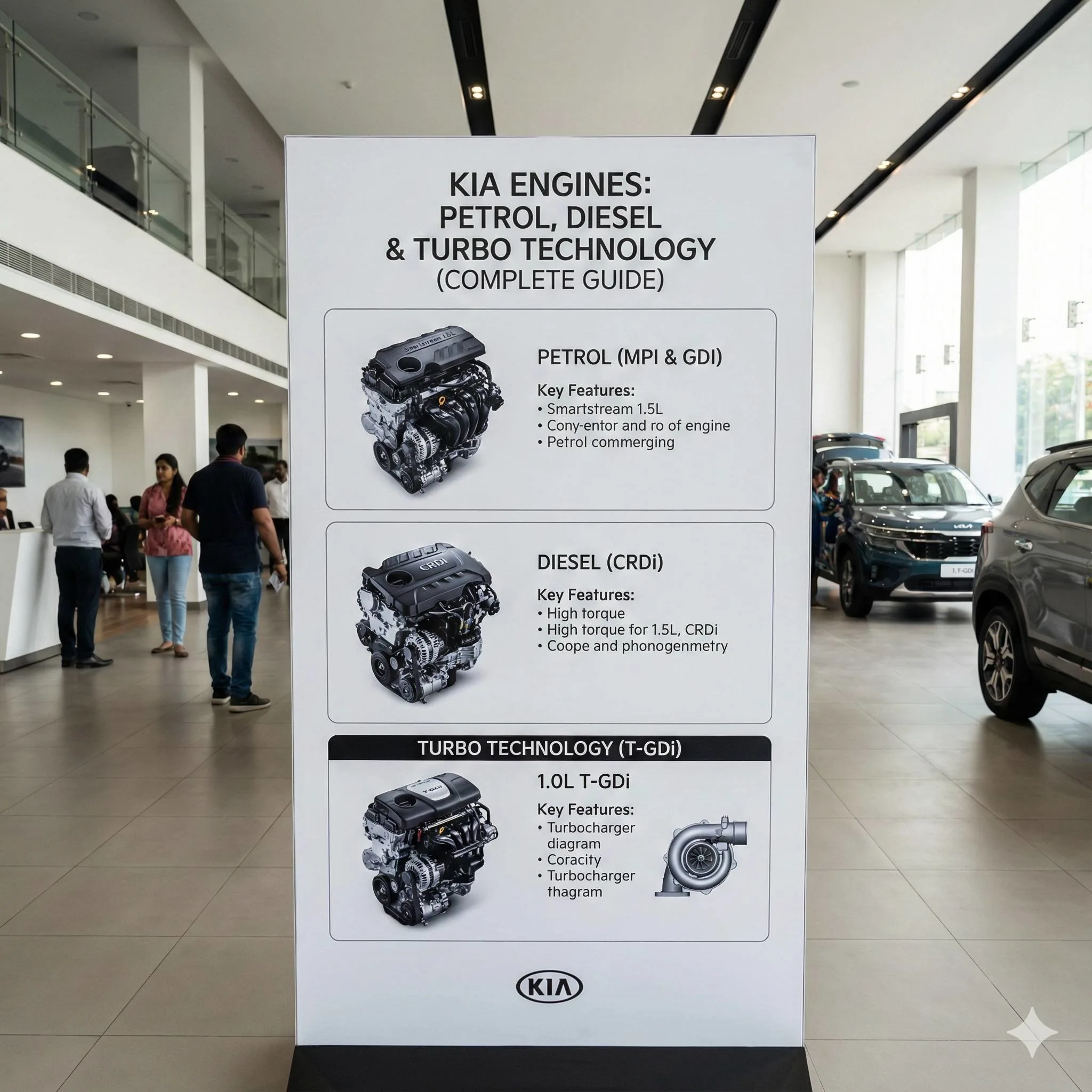 Kia Engines: Petrol, Diesel & Turbo Technology (Complete Guide)